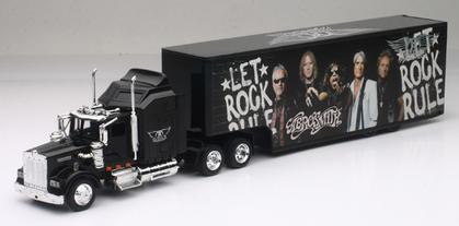 Kenworth W900 Sleeper Cab with Trailer "Aerosmith"