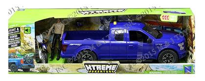 Ford F-150 & Yamaha Dirt Bike 1:14 (Plastic)