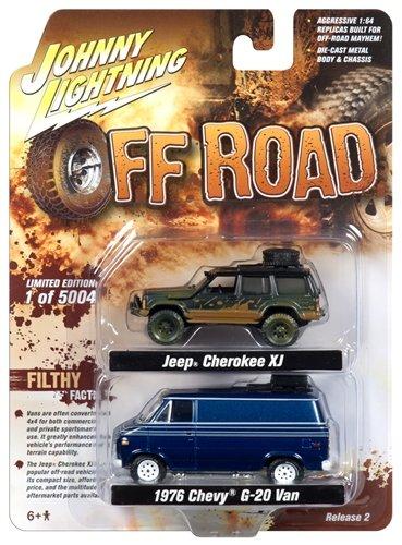 Johnny Lightning ジープ チェロキー シェビーバン Johnny Lightning 