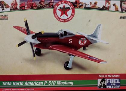 1945 North American P-51D Mustang &quot;Texaco Plane&quot; 1:44