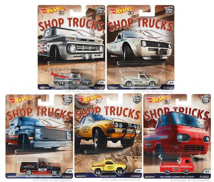 Ensemble 1/64 Car Culture "D" shop Truck Hot Wheels 50th Anniversary