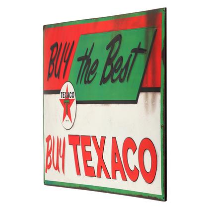 BUY TEXACO DOMED TIN SIGN 26"x15"