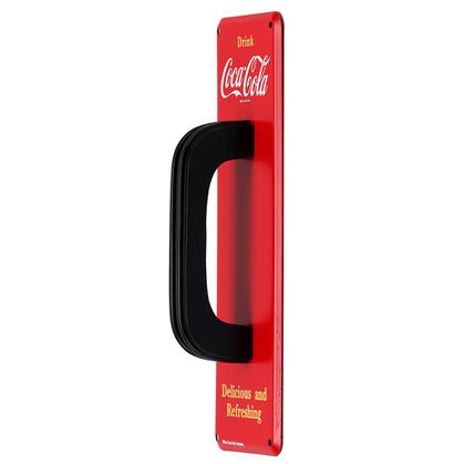 COCA-COLA PLATED DOOR HANDLE 3"x11"