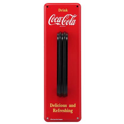 COCA-COLA PLATED DOOR HANDLE 3"x11"