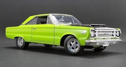 難あり 1/18 ACME プリムス GTX 1967 HEMI BULLET 1/18 ACME 1967 PLYMOUTH GTX HEMI BULLET ORANGE / BLACK LTD