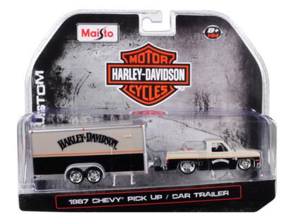Chevrolet 1987 avec Trailer "Harley-Davidson"