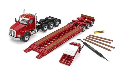 Kenworth T880 with Tri-Axle Lowboy Trailer