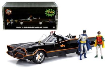 Batmobile Classic TV Series 1966 with Lights & Batman and Robin Figure