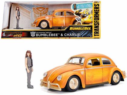Volkswagen Beetle 1971 "Transformers - Bumblebee" with Charlie Figure