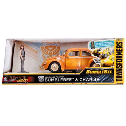 Volkswagen Beetle 1971 "Transformers - Bumblebee" with Charlie Figure