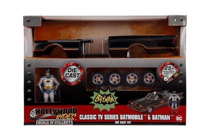 Batmobile Tv Series with Batman & Robin Figure "Model-Kit Build n Collect" Hollywood rides