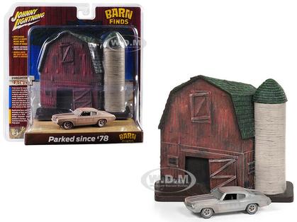 Chevrolet Chevelle 1970 (Unrestored) with "Barn Finds" Resin Facade Diorama