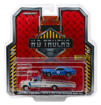 1969 F-350 Ramp Truck with 1969 Ford Mustang Boss 302 "Heavy Duty Trucks Series 15"