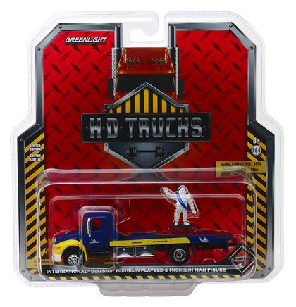 2013 International Durastar Flatbed Truck with Michelin Man Figure "Michelin Service Center" "Heavy Duty Trucks Series 15"