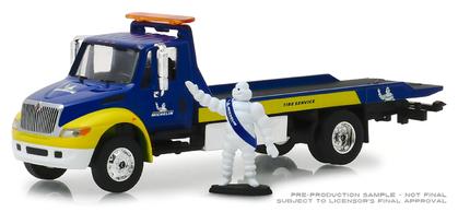 2013 International Durastar Flatbed Truck with Michelin Man Figure "Michelin Service Center" "Heavy Duty Trucks Series 15"