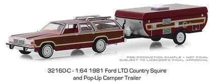 1981 Ford LTD Country Squire and Pop-Up Camper Trailer "Hitch and Tow Series 16"