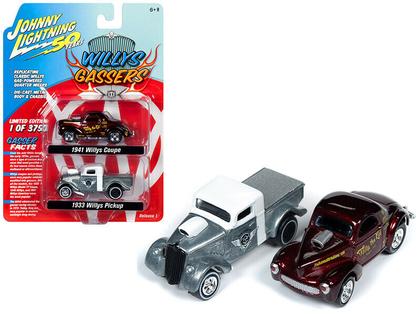 Willys Coupe 1941 & Willys Pickup 1933 Set