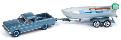 1965 Ford Ranchero with Vintage Fishing Boat