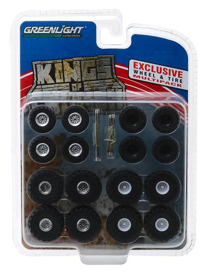 Ensemble Kings of Crunch Jantes et Pneus - 16 Jantes, 16 Pneus, et 8 Essieux