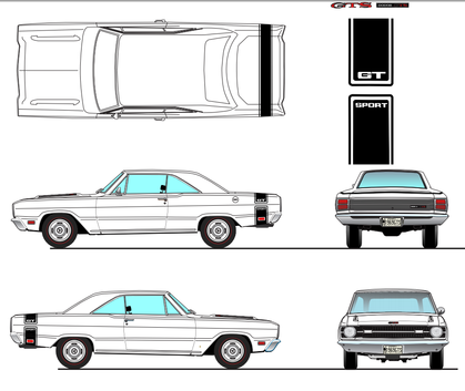 Dodge Dart GTS 440 1969 "Nice Car Collection