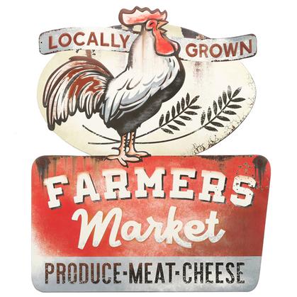 Farmers Market Rustic Embossed