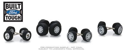 Ensemble Camions Ford Jantes & Pneus - 16 Jantes, 16 Pneus, et 8 Essieux "Wheel and Tires Packs Series 1"