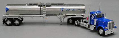 Peterbilt 379 white tank trailer "Terrapure Environmental"