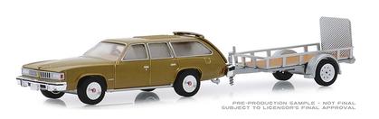 1977 Pontiac LeMans Safari with Utility Trailer "Hitch and Tow Series 18"