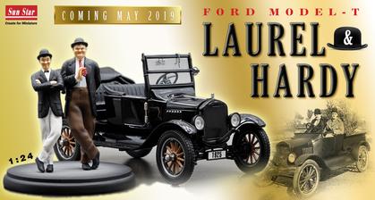 Ford Model T 1925 "Laurel et Hardy" (Avec Figurines)