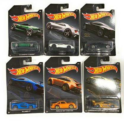 2019 Hot Wheels Walmart Exclusive 1/64 Exotic Series Set