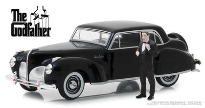 1941 Lincoln Continental avec Figurine Don Corleone "The Godfather"