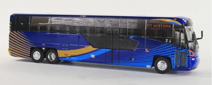 MCI D45 CRT LE Transit Bus "MTA NYC - Midtown" 1/87
