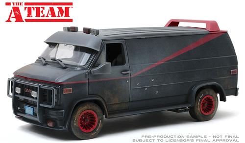 GMC Vandura 1983 "The A-Team" (Weathered Version with Bullet Holes)