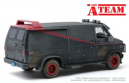 GMC Vandura 1983 "The A-Team" (Weathered Version with Bullet Holes)
