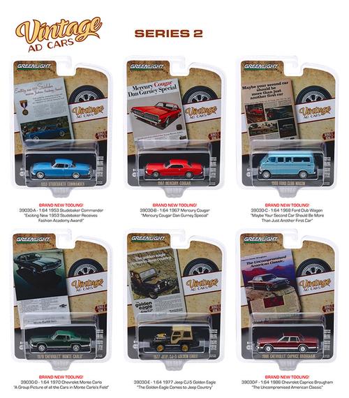 Vintage Ad Cars Series 2 Set