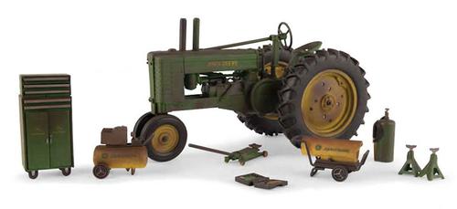 John Deere Model A Tractor "Barn Find" ERTL 75th Anniversary Edition
