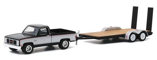 1986 GMC Sierra Classic 2500 with Flatbed Trailer "Hitch and Tow Series 20"