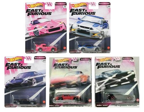 2020 Hot Wheels Fast & Furious Quick Shifters Set of 5 Cars1/64
