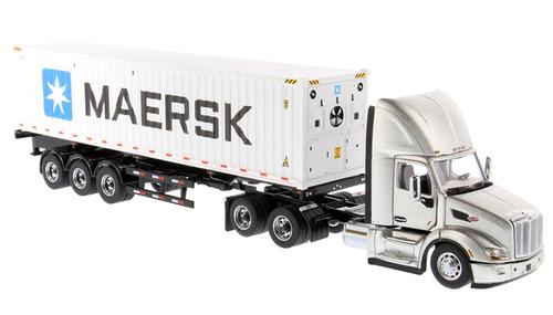 Peterbilt 579 Day Cab Tractor with Maersk 40&