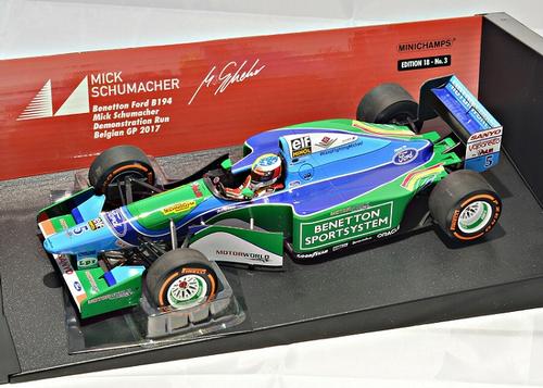 BENETTON FORD B194 MICK SCHUMACHER DEMONSTRATION RUN 2017