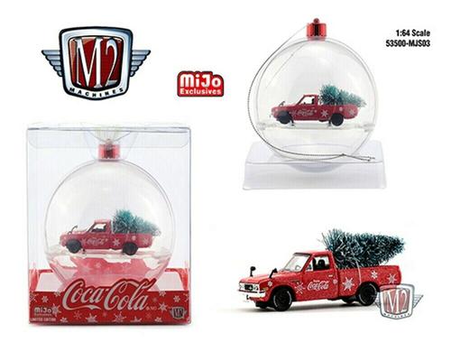 Datsun 620 1976 Pickup "Coca-Cola Ornement" with tree