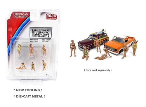 1/64 Calender Girls Set 1 Figure