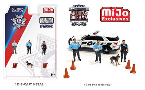 Ensemble Figurine Metro Police Figures Set