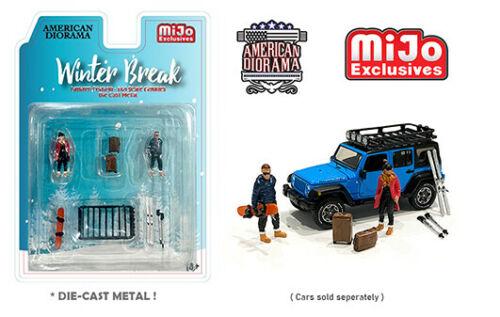 WINTER BREAK DIECAST FIGURES SET 1/64