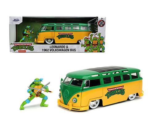 1962 VOLKSWAGEN & LEONARDO FIGURE "TEENAGE MUTANT NINJA TURTLES"
