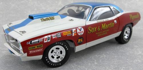 Plymouth Cuda 1972 Pro Stock "Sox & Martin"