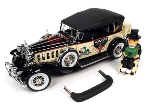 1932 Cadillac V16 Sport Phaeton Mr. Monopoly Car & Figure