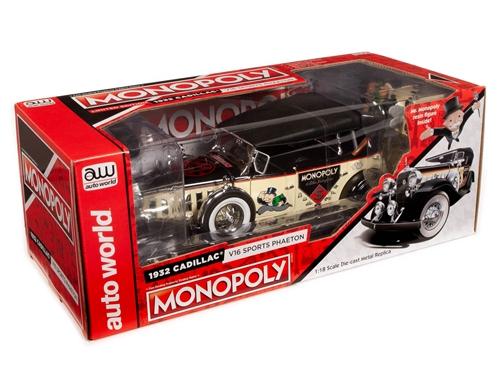1932 Cadillac V16 Sport Phaeton Mr. Monopoly Car & Figure