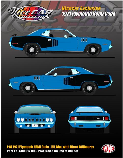 Plymouth HEMI Cuda 1971 "Nice Car Exclusive"