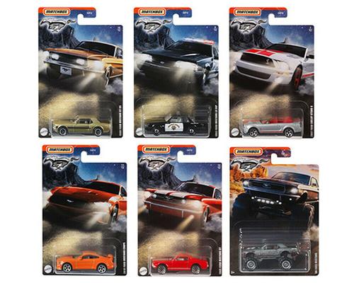 2021 Matchbox 1:64 Walmart Exclusive Ford Mustang Set of 6